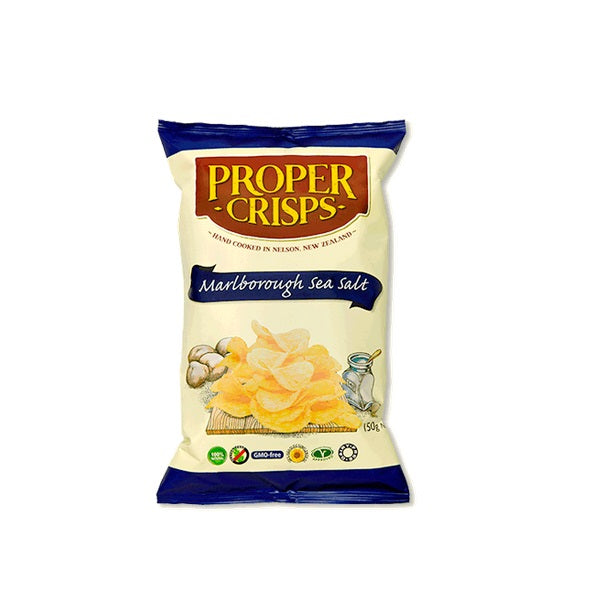 Proper Crisps Marlborough Sea Salt 140g