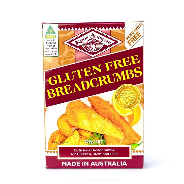 Kooka Gluten Free Breadcrumbs - Plain 200g