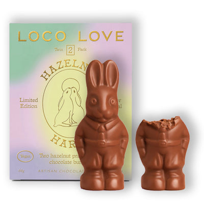 COMING SOON: Loco Love - Twin Hazelnut Hares 66g