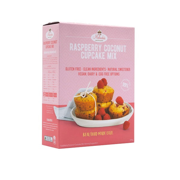Melinda's Raspberry Coconut Cupcakes 320g
