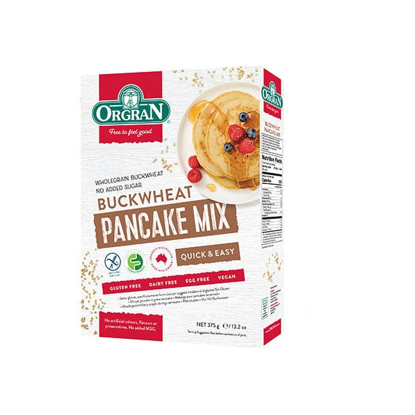 Orgran Pancake Mix Buckwheat 375g