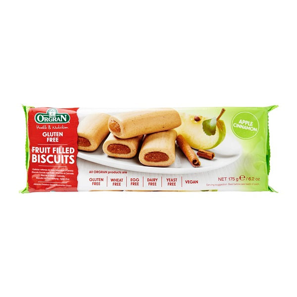 Orgran Biscuits Apple and Cinn Filled175g
