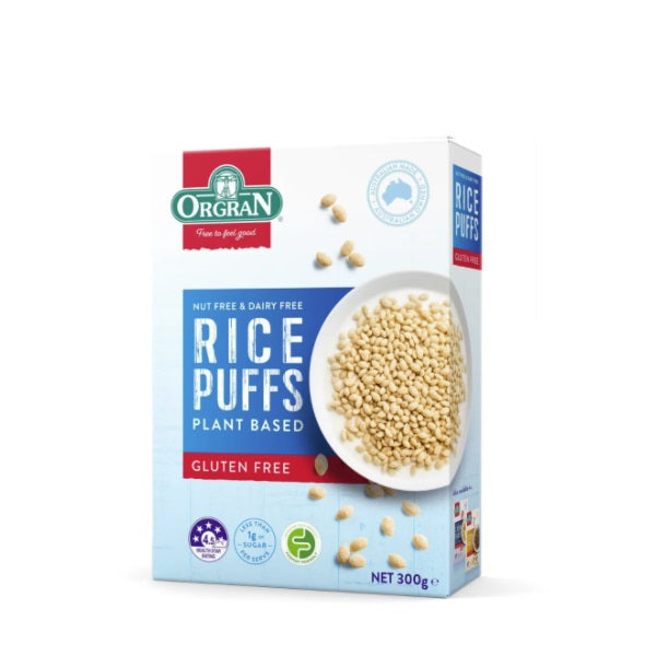 Orgran - Cereal - Rice Puffs 300g