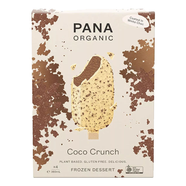Pana Icecream - Sticks - Coco Crunch 4 Pack 360ml