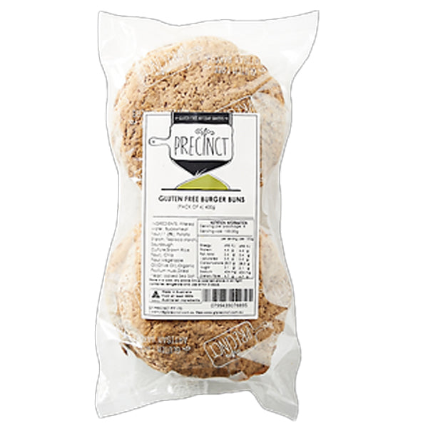 GF Precinct Burger Buns - Pack of 4 400g