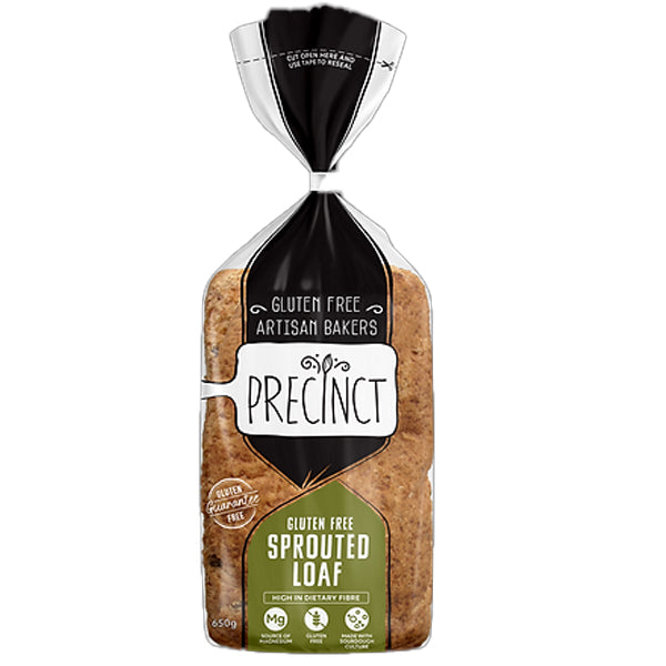 GF Precinct Loaf - Sprouted Sliced 650g