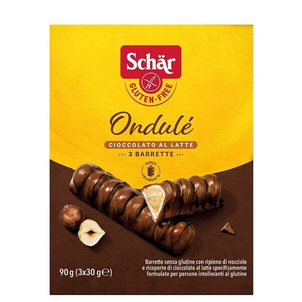 Schar Ondule Chocolate Bars (3 Pack) 90g