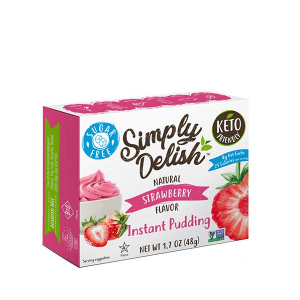 Simply Delish - Pudding & Pie Filling - Strawberry 48g