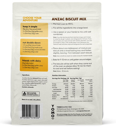 Yomo ANZAC Biscuit Mix 360g